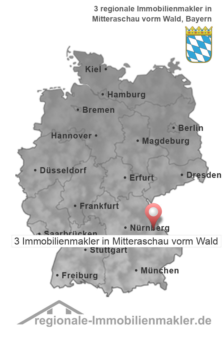 Immobilienmakler Mitteraschau vorm Wald